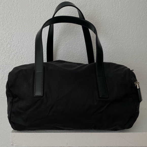 Prada black nylon duffle satchel bag - Picture 5 of 10
